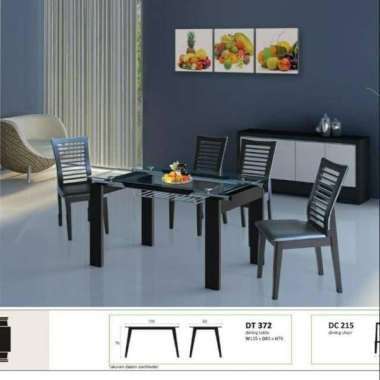 SET MEJA MAKAN SIANTANO DT372