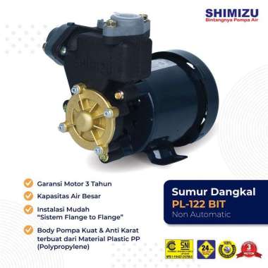 Shimizu Pompa Air Non Otomatis PL-122 BIT