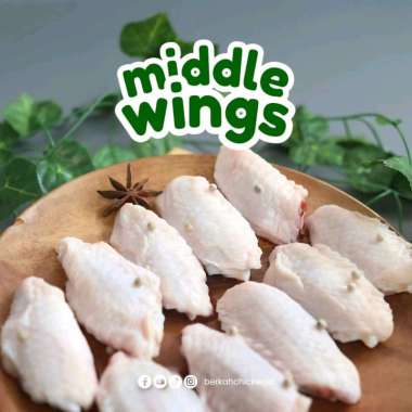 Berkah Chicken Middle Wings Sayap Ayam Organik