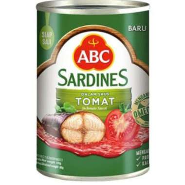 ABC Sarden Tomat 155 gr PCS