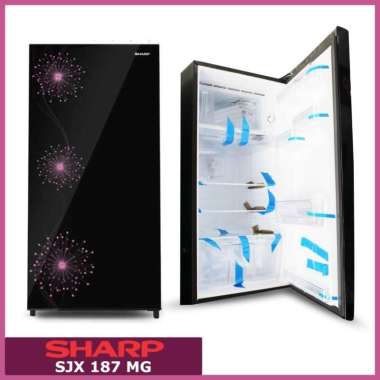 KULKAS SHARP SJX 187 MG LEMARI ES 1 PINTU SJX187MG SJX 187MG SHINE