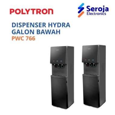 Dispenser Polytron Galon Bawah PWC 776 Hitam (Khusus Semarang)