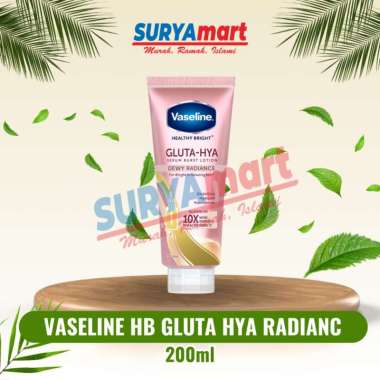 VASELINE HAND BODY 200ML GLUTA HYA