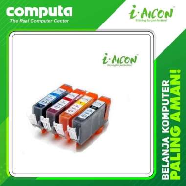 Tinta Ink Catridge Aicon CANON 726 Black/Cyan/Magenta/Yellow/Grey Biru
