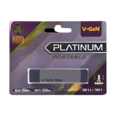 VGEN SSD Portable Platinum USB 3.2 Type C 1TB