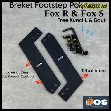 Footstep Fox R Fox S Breket Footstep Motor Listrik Polytron Fox R Fox S Tebal 6mm