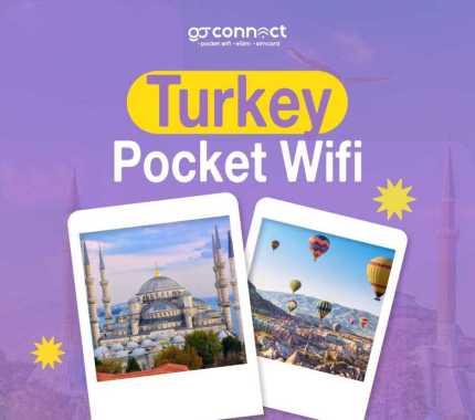 Pocket Wifi Sewa Modem Wifi Unlimited Turkey Luar Negeri [GO CONNECT] Unlimited