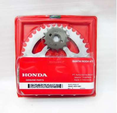 06401-KEV-881 Gir Gear Rantai Roda Set Motor Honda Supra X Lama Supra Fit