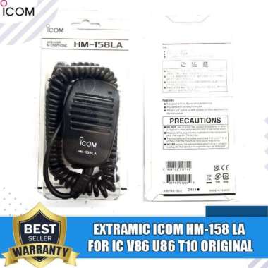 ICOM Extramic Hm 158 LA For Icom V86 U86 T10 Handmic HM 158-LA Hm158 La Untuk HT Icom Ic V86 U86 T10