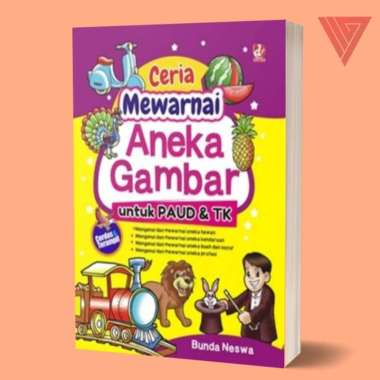 BUKU CERIA MEWARNAI ANEKA GAMBAR UNTUK PAUD DAN TK