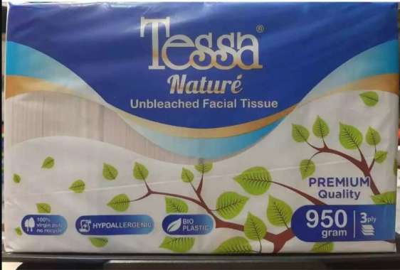 Tessa Facial Tissue Nature Unbleach 950 Gram