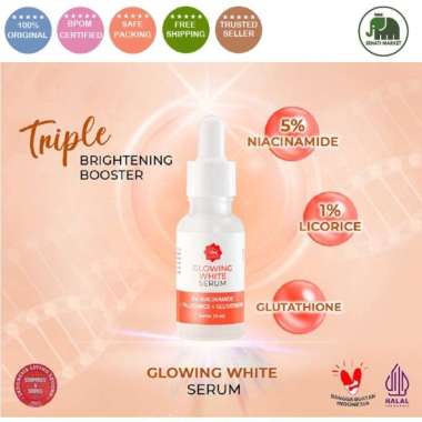 ֍SM֎ VIVA Glowing White Anti Aging Peeling Vitamin C Collagen Gold Whitening 20ml Glowing 20ml