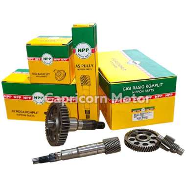 GIGI RASIO ASSY GARDAN SET BEAT KARBU LAMA OLD GEARBOX SUSUN NPP