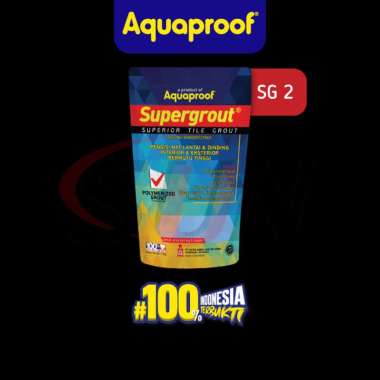 Semen Nat Supergrout Aquaproof 1 Kg Oker Keramik Tile Grout Marmer Granit SG2-BLACK
