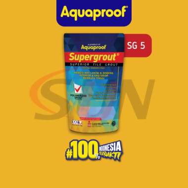 Semen Nat Supergrout Aquaproof 1 Kg Oker Keramik Tile Grout Marmer Granit SG5-YELLOW