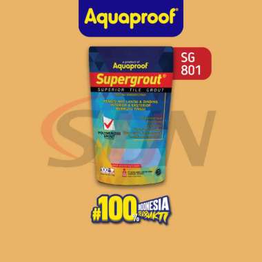 Semen Nat Supergrout Aquaproof 1 Kg Oker Keramik Tile Grout Marmer Granit SG801-CREAM