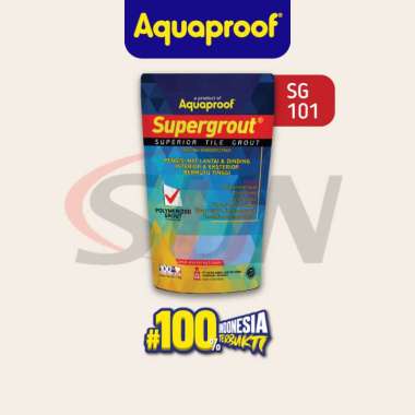 Semen Nat Supergrout Aquaproof 1 Kg Oker Keramik Tile Grout Marmer Granit SG101-IVORY