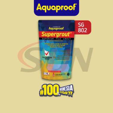 Semen Nat Supergrout Aquaproof 1 Kg Oker Keramik Tile Grout Marmer Granit SG802-LIGHT CREAM