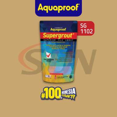 Semen Nat Supergrout Aquaproof 1 Kg Oker Keramik Tile Grout Marmer Granit SG1102-MOCCA