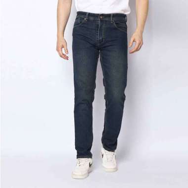 2nd RED Jeans Celana Panjang Pria Slim Fit Jeans Katun Denim Dared Biru Keabuan 132503 36