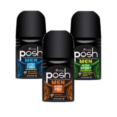 Posh Men Deodoran Roll On Active Cool / Active Sport / Active Pro 50 ml Active Pro