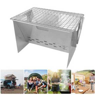 Alat Panggang Arang BBQ Portable Outdoor Grill StoveFoldable