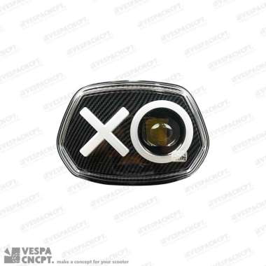 Daymaker Led Headlamp Moretti Model Xo Carbon Vespa Sprint 3v Iget Abs