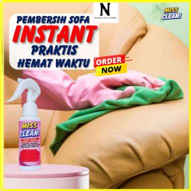 Pembersih Kursi Sofa MISS CLEAN , hemat waktu dan praktis dalam menjaga keindahan sofa kulitmu pembe