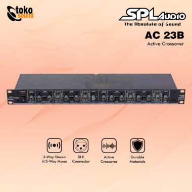 SPL Audio Active Crossover AC 23B - 3 Way Active Crossover