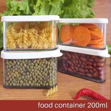Food Container Deep 200ml (7*10*5 cm) - Kotak Makanan Penyimpanan Kulkas Fridge Refrigerator Box Mak
