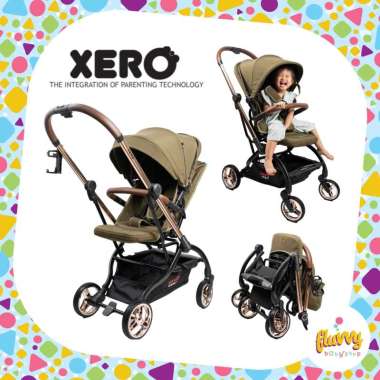 XERO ORBIT 360 Rotating Reversible Stroller | Kereta Dorong Bayi Olive Green