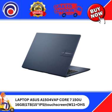 LAPTOP ASUS A1504VAP CORE 7 150U|16GB|1TB|15"IPS|TOUCHSCREEN|W11+OHS