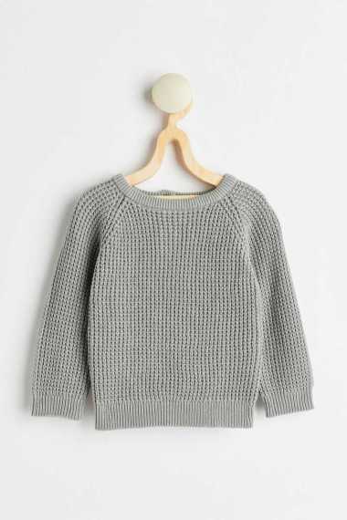 H&M Kids Willow Sweater Grey Pakaian Anak (0633917018) 50