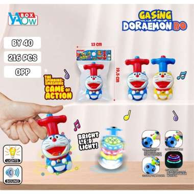Mainan Gangsing Viral Nyala Lampu Musik Karakter/Gasing Lampu Musik BY 40