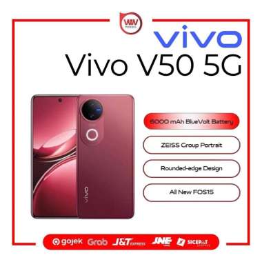 Hp Vivo V50 5G Ram 12GB Internal 256GB Garansi Resmi Red