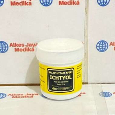 Salep Hitam Ichtyol Afiat 12gr - Salep Bisul
