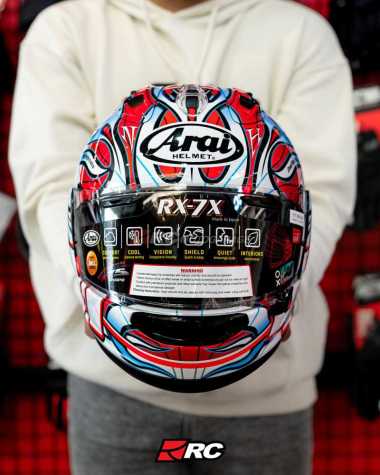 Helm Motor Full Face - Arai RX7X Haga WSBK Original S