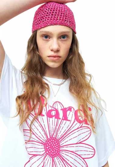 Mardi Mercredi Tshirt Flowermardi - White Violet