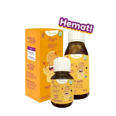 Temoo Hap Hap Madu Jamu Temulawak Sidat Nafsu Makan Berat Badan Anak 185gr