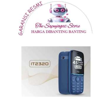 Itel 2320 New Garansi Resmi Promo Bandung - Black