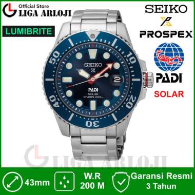 SEIKO SNE549P1 PROSPEX Jam Tangan Pria Sea Diver PADI SPESIAL EDITION Solar SNE549P SNE549