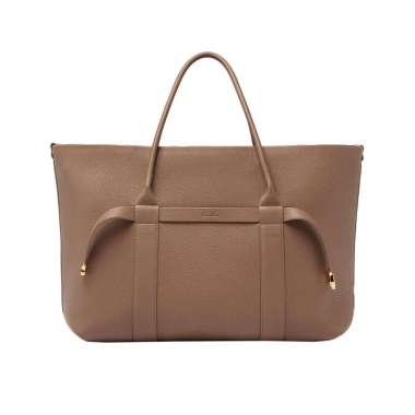 Loro Piana Ghiera Large Shopper Bag Fossil Ghw Brown