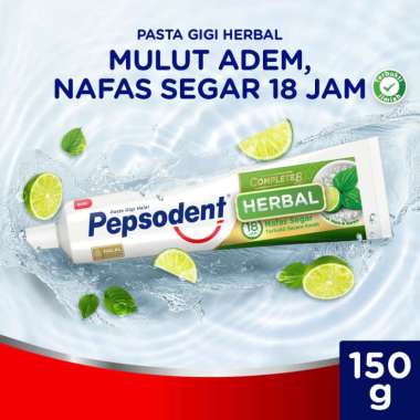 Pepsodent Complete 8 Pasta Gigi Herbal 150g