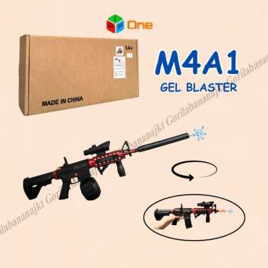 Mainan tembakan m4a1 batery charge
