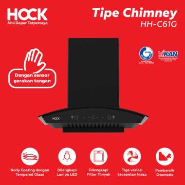 hock HH-C61G Cooker Hood Chimney
