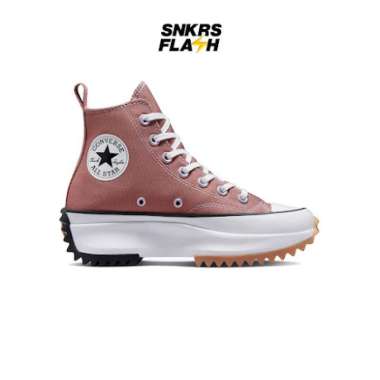Sepatu Sneakers Pria CONVERSE RUN STAR HIKE SADDLE BLACK WHITE - A00852C 37