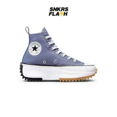 Sepatu Sneakers Pria CONVERSE RUN STAR HIKE SADDLE BLACK WHITE - A00852C 40