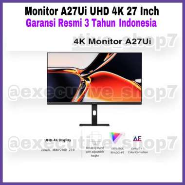 Monitor A27Ui UHD 4K 27 Inch - Garansi Resmi 3 Tahun Xiaomi Indonesia