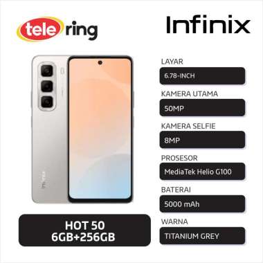 HP INFINIX HOT 50 6/256GB grey