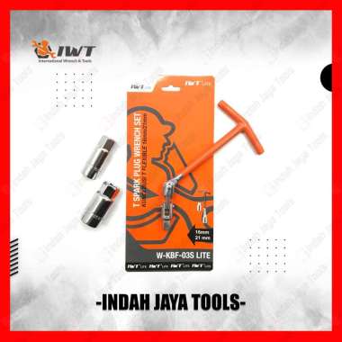 IWT LITE Spark Plug 2in1 16 21 mm - Kunci Busi T Fleksibel Flexible Wrench Set Sok Busi